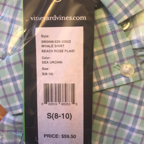Vineyard Vines NWT boys  size 8/10 Long Sleeve - Picture 6 of 7